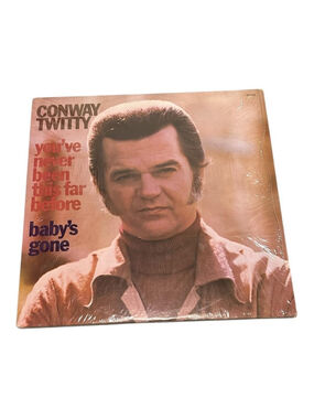 Vintage Conway Twitty Vinyl LP You've Never Been This Far Before Black MCA